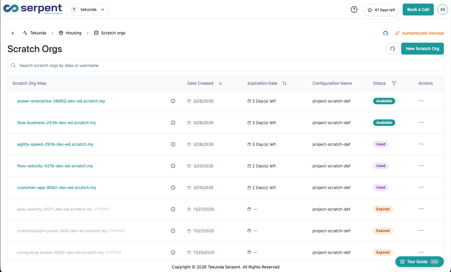 Scratch orgs — after